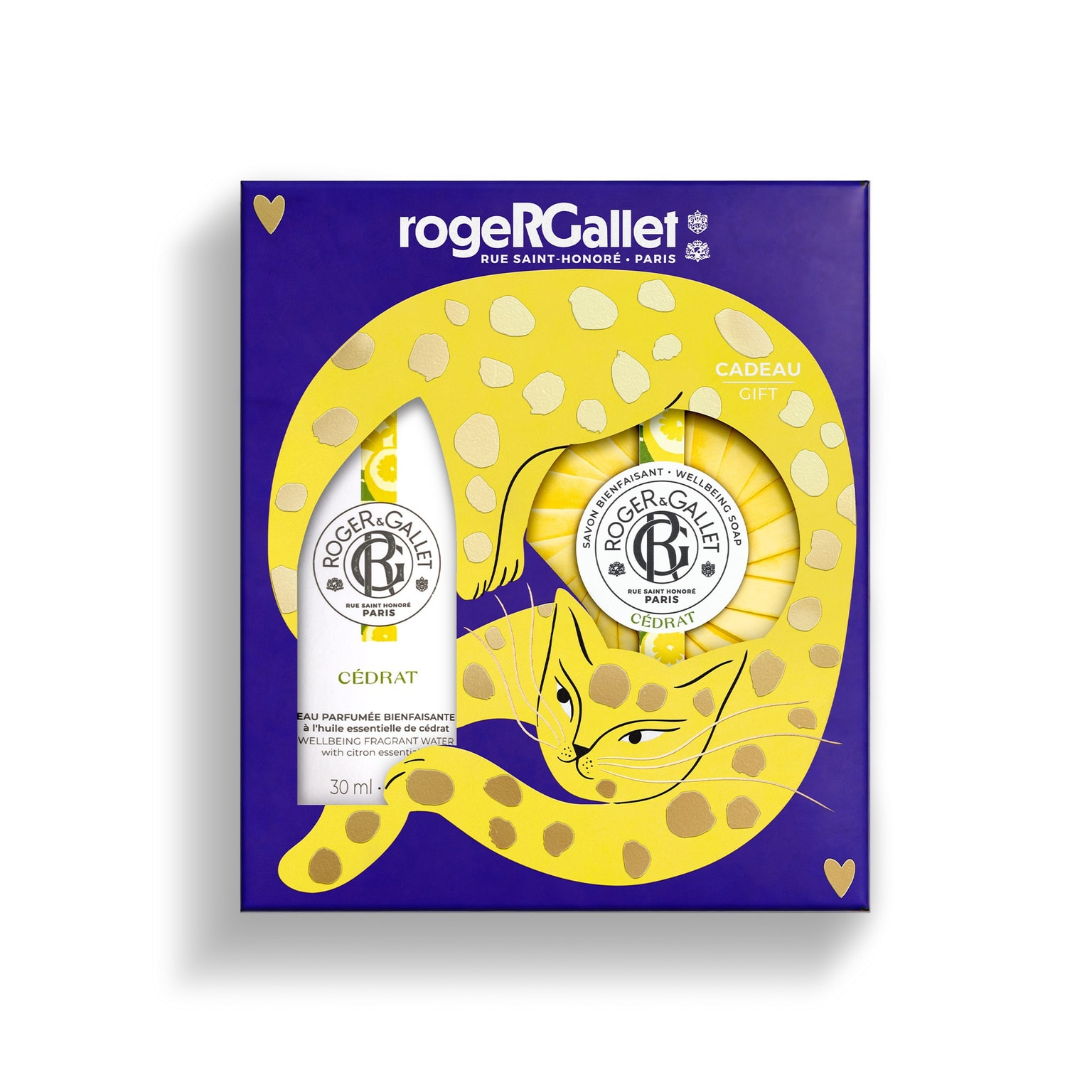 Cédrat Zestaw świąteczny Woda zapachowa well-being + Mydła well-being