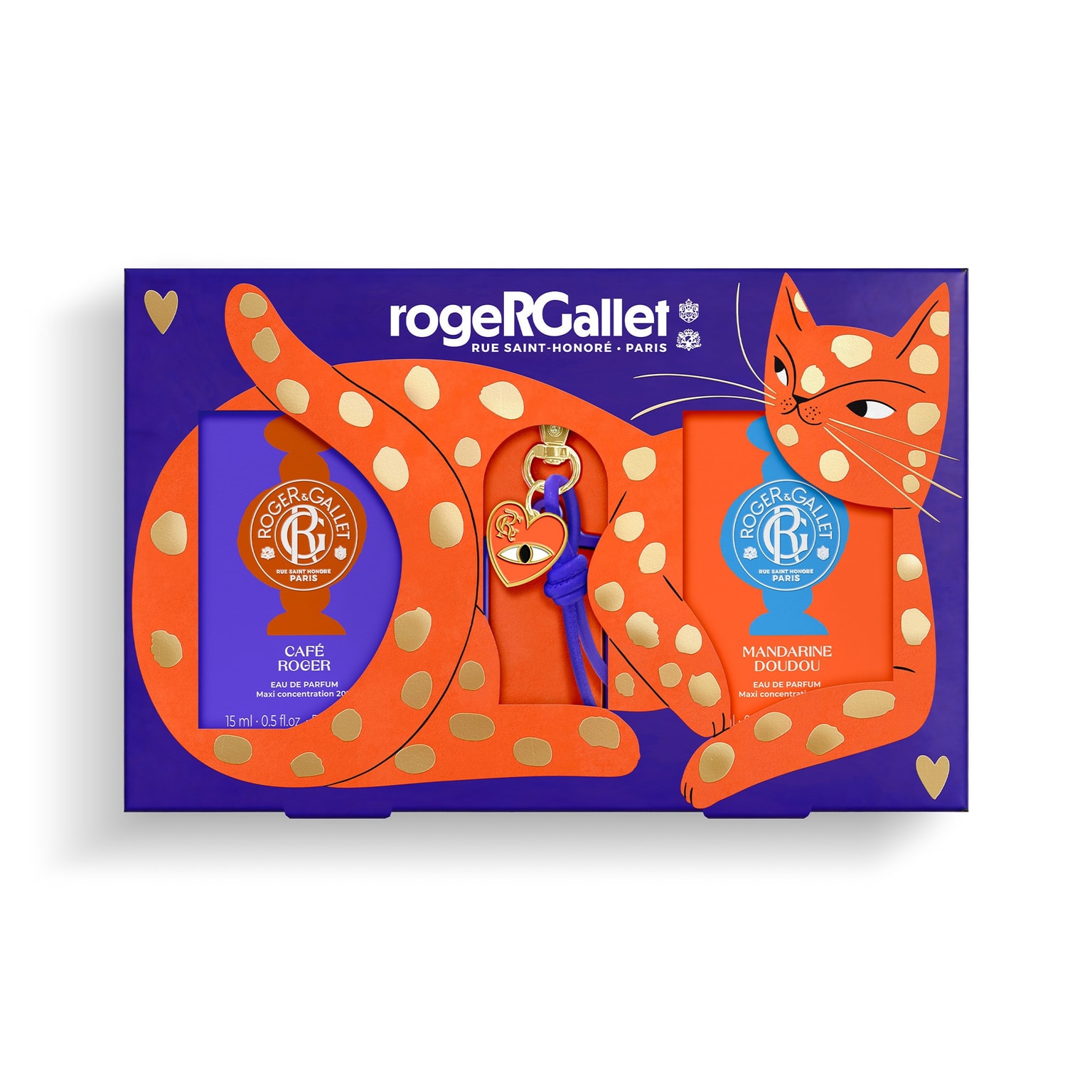 Różnorodne zapachy Zestaw świąteczny Eau de parfum Mandarine Doudou + Café Roger